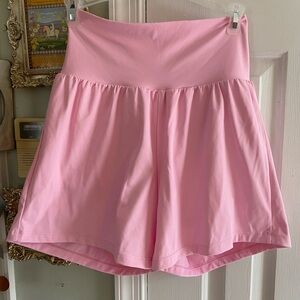 NWT Halara Softlyzero Airy Bubblegum Pink Sz M Athleisure Athletic Shorts